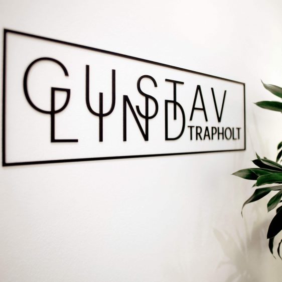 Trapholt cafe Gustav Lind logo