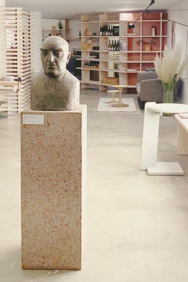 Gustav Lind skulptur på Trapholt