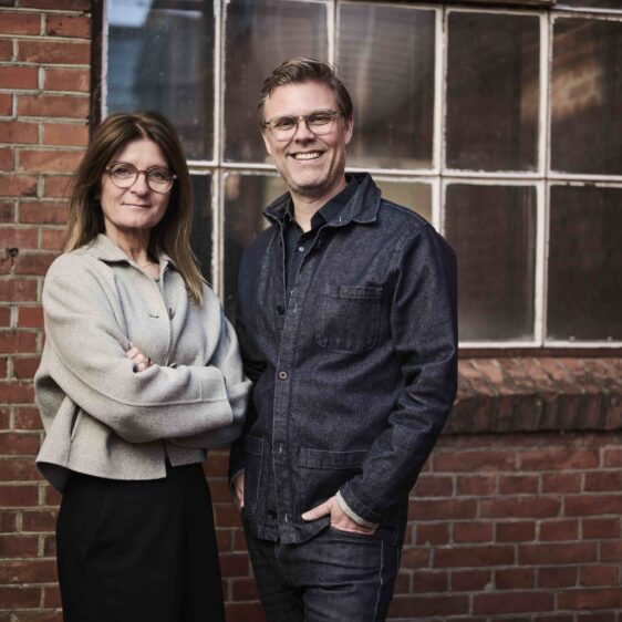Designer Heidi Reinholdt og arkitekt Thomas Rud